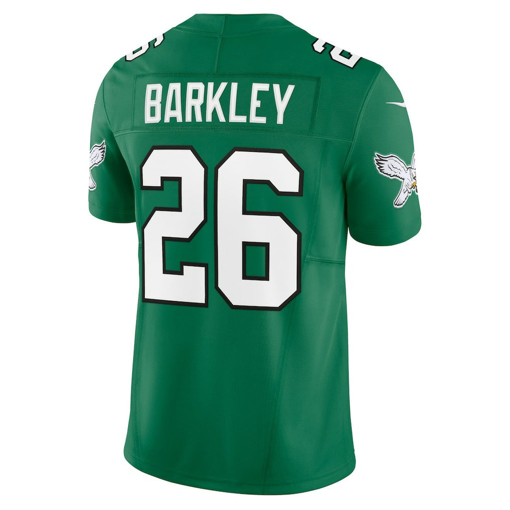 Saquon Barkley Philadelphia Eagles Alternate Vapor F.U.S.E. Limited Jersey Kelly Green