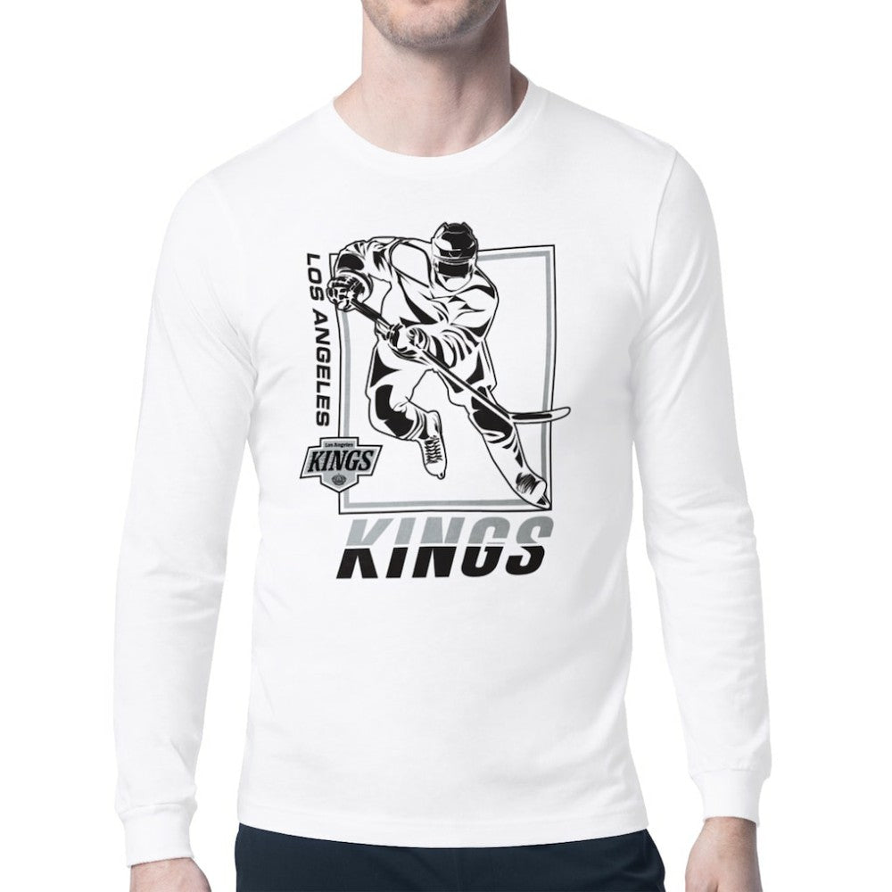 NHL Los Angeles Kings Starter Player Grid Long Sleeve T-Shirt - White
