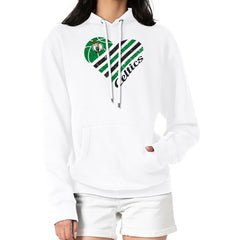 Boston Celtics G-III 4Her by Carl Banks Women's Heart Pullover Hoodie - White