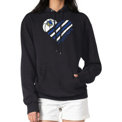 Golden State Warriors G-III 4Her by Carl Banks Women's Heart Pullover Hoodie - Black