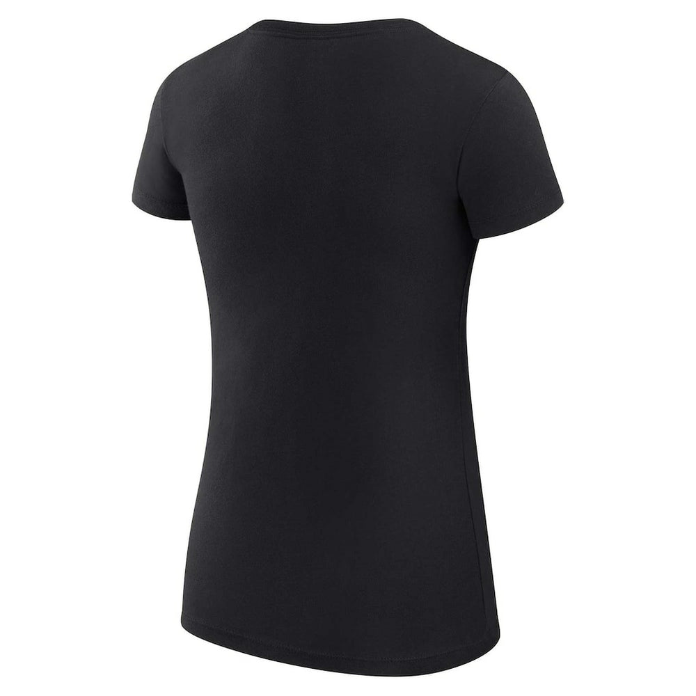 Golden State Warriors G-III 4Her by Carl Banks Women's Super-Slim Fit Lightweight Heart T-Shirt Black