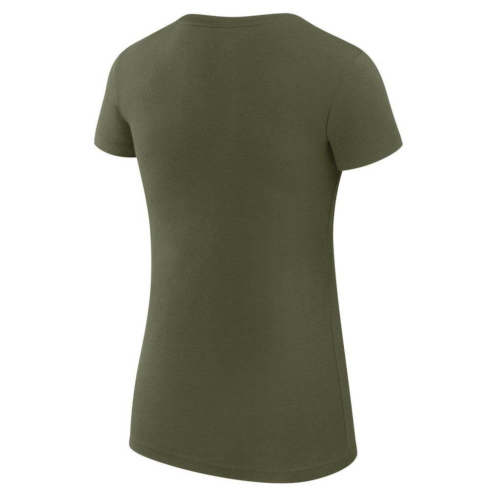 Boston Celtics G-III 4Her by Carl Banks Women's Super-Slim Fit Lightweight Heart T-Shirt Olive