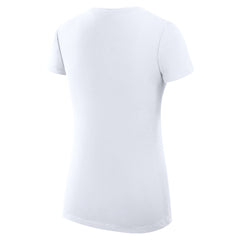 Oklahoma City Thunder G-III 4Her by Carl Banks Women's Super-Slim Fit Lightweight Heart V-Neck T-Shirt White