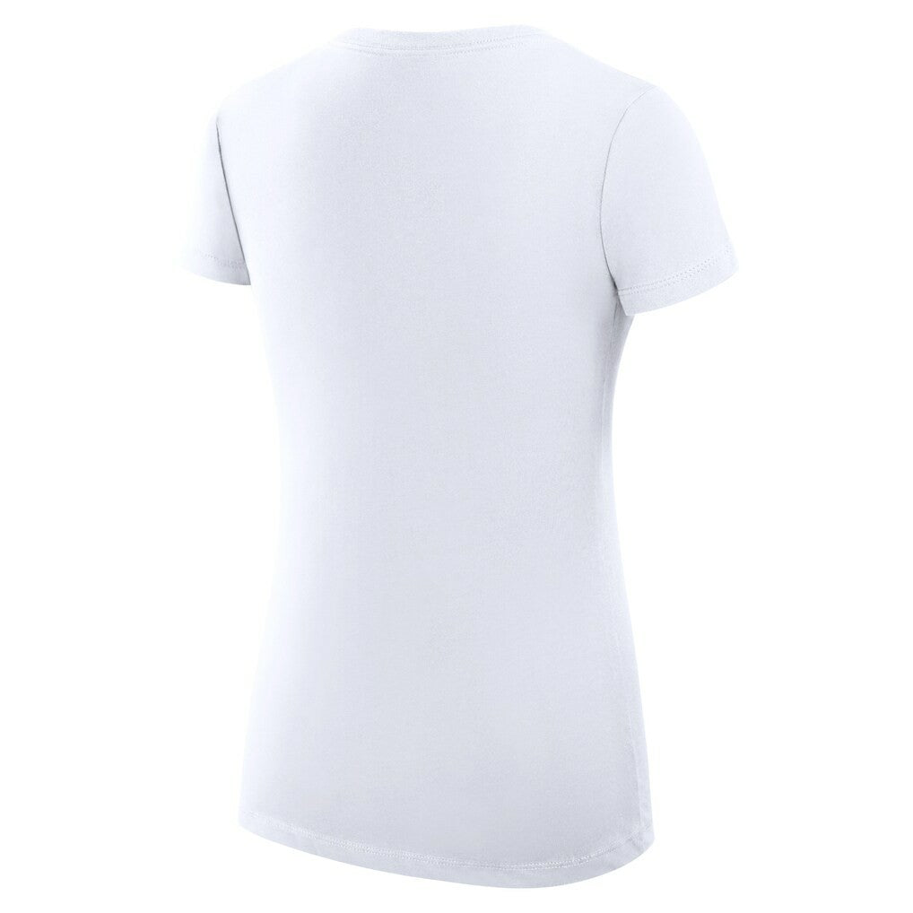 Indiana Pacers G-III 4Her by Carl Banks Women's Super-Slim Fit Lightweight Heart V-Neck T-Shirt White