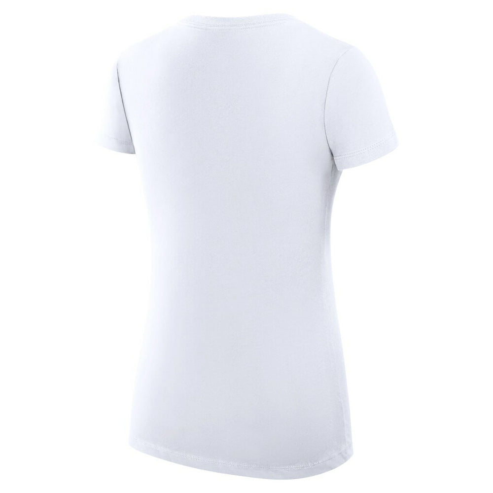 Indiana Pacers G-III 4Her by Carl Banks Women's Super-Slim Fit Lightweight Heart V-Neck T-Shirt White
