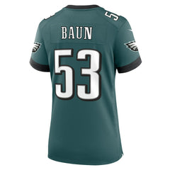 Zack Baun Philadelphia Eagles Women's Game Jersey Midnight Green