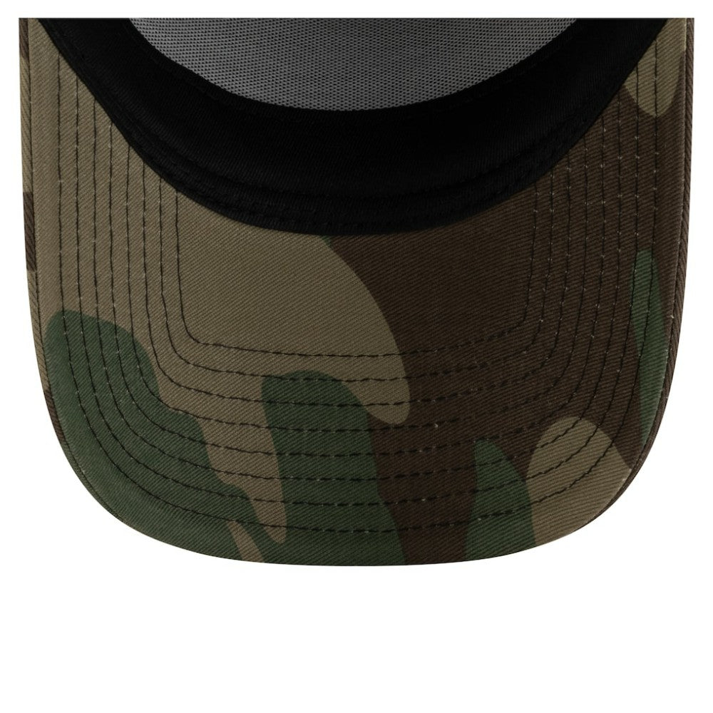 Chicago Cubs New Era Woodland Team Pop 9FORTY A-Frame Adjustable Hat - Camo Hats