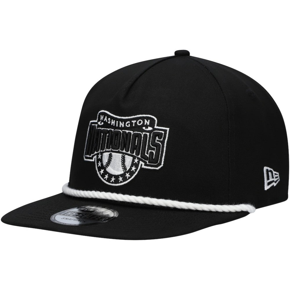 Washington Nationals New Era Golfer Snapback Hat - Black Hats