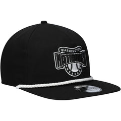 Washington Nationals New Era Golfer Snapback Hat - Black Hats