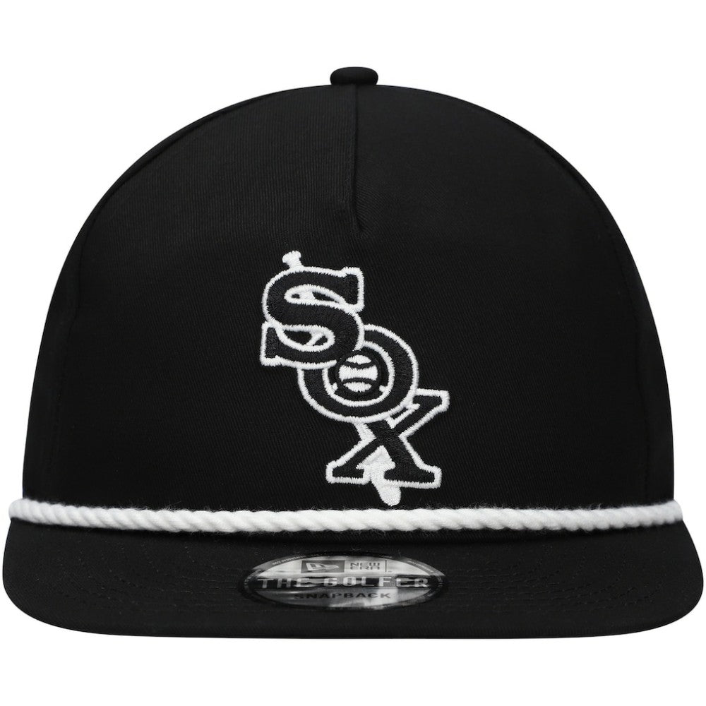 Chicago White Sox New Era Golfer Snapback Hat - Black Hats