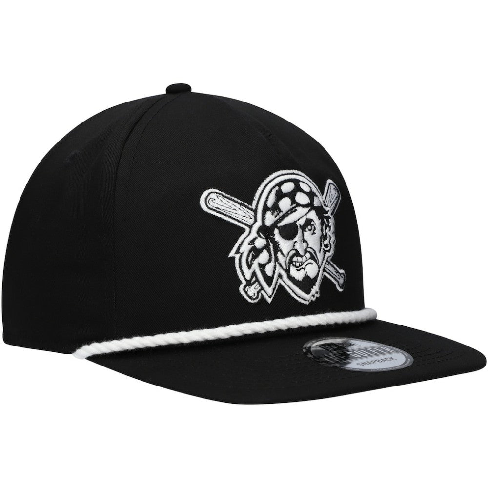 Pittsburgh Pirates New Era Golfer Snapback Hat - Black Hats