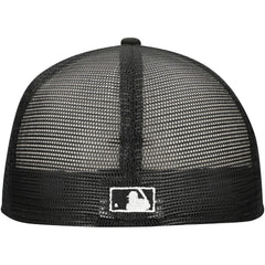 Atlanta Braves New Era 59FIFTY Trucker Fitted Hat - Black Hats