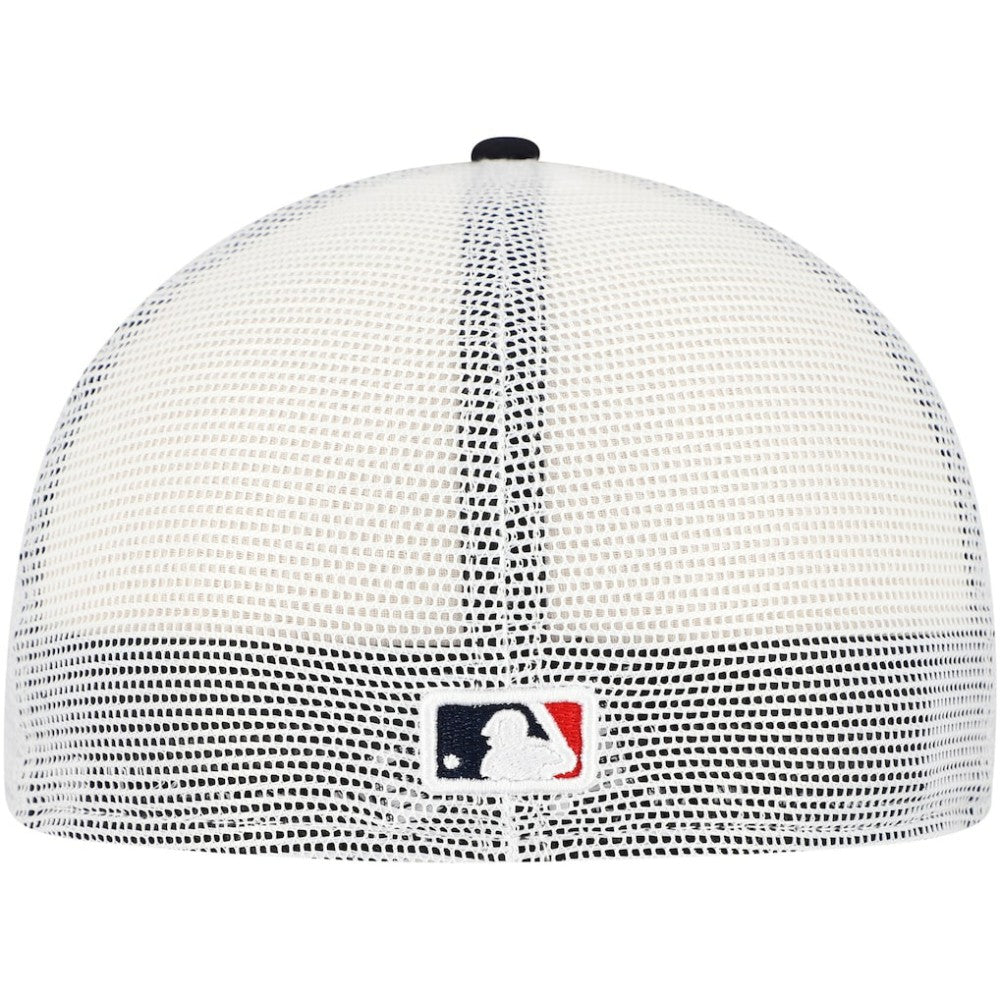 Boston Red Sox New Era Team Color 59FIFTY Trucker Fitted Hat - Navy Hats
