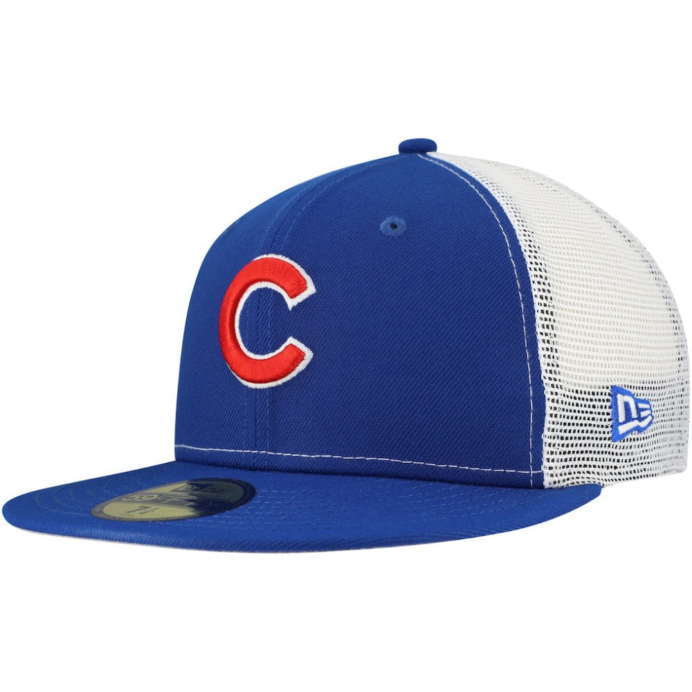 Chicago Cubs New Era Team Color 59FIFTY Trucker Fitted Hat - Royal Hats