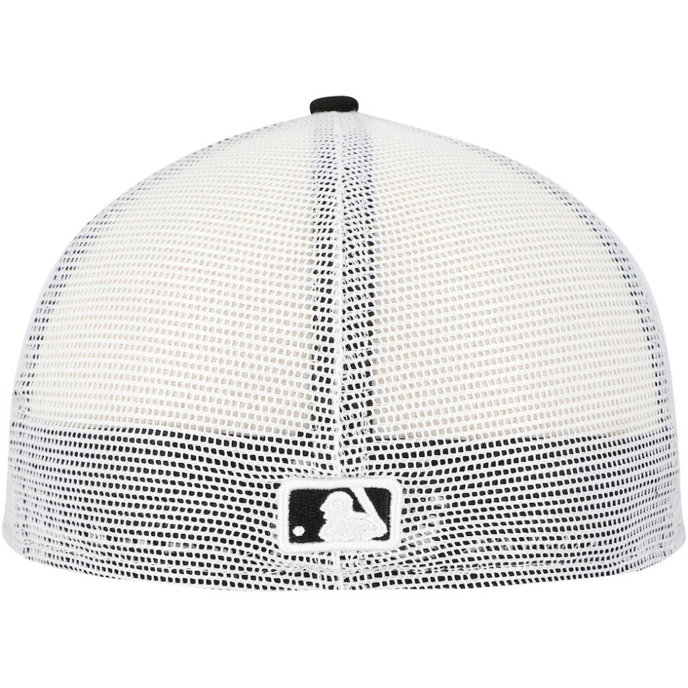 Chicago White Sox New Era Team Color 59FIFTY Trucker Fitted Hat - Black Hats