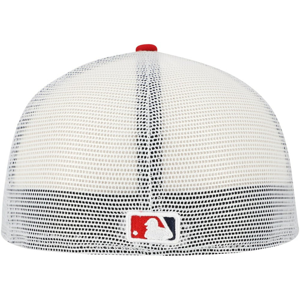 Cincinnati Reds New Era Team Color 59FIFTY Trucker Fitted Hat - Red Hats