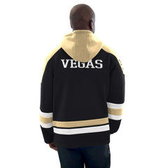 NHL Vegas Golden Knights Starter Hockey Pullover Hoodie - Black/Gold