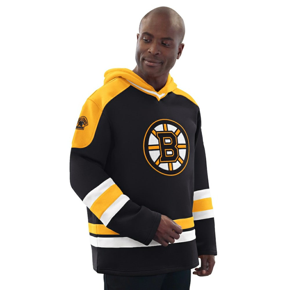 NHL Boston Bruins Starter Hockey Pullover Hoodie - Black/Gold