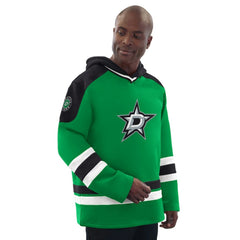 NHL Dallas Stars Starter Hockey Pullover Hoodie - Kelly Green/Black