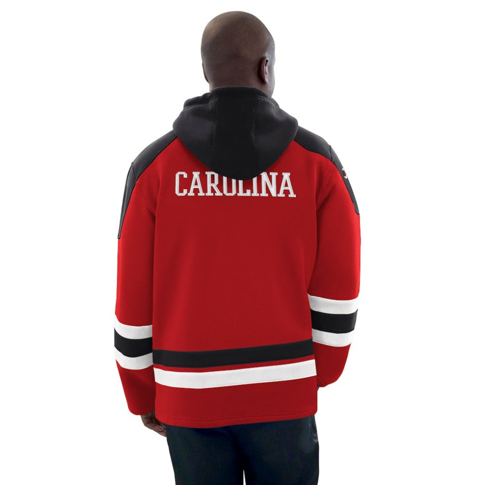 NHL Carolina Hurricanes Starter Hockey Pullover Hoodie - Red/Black