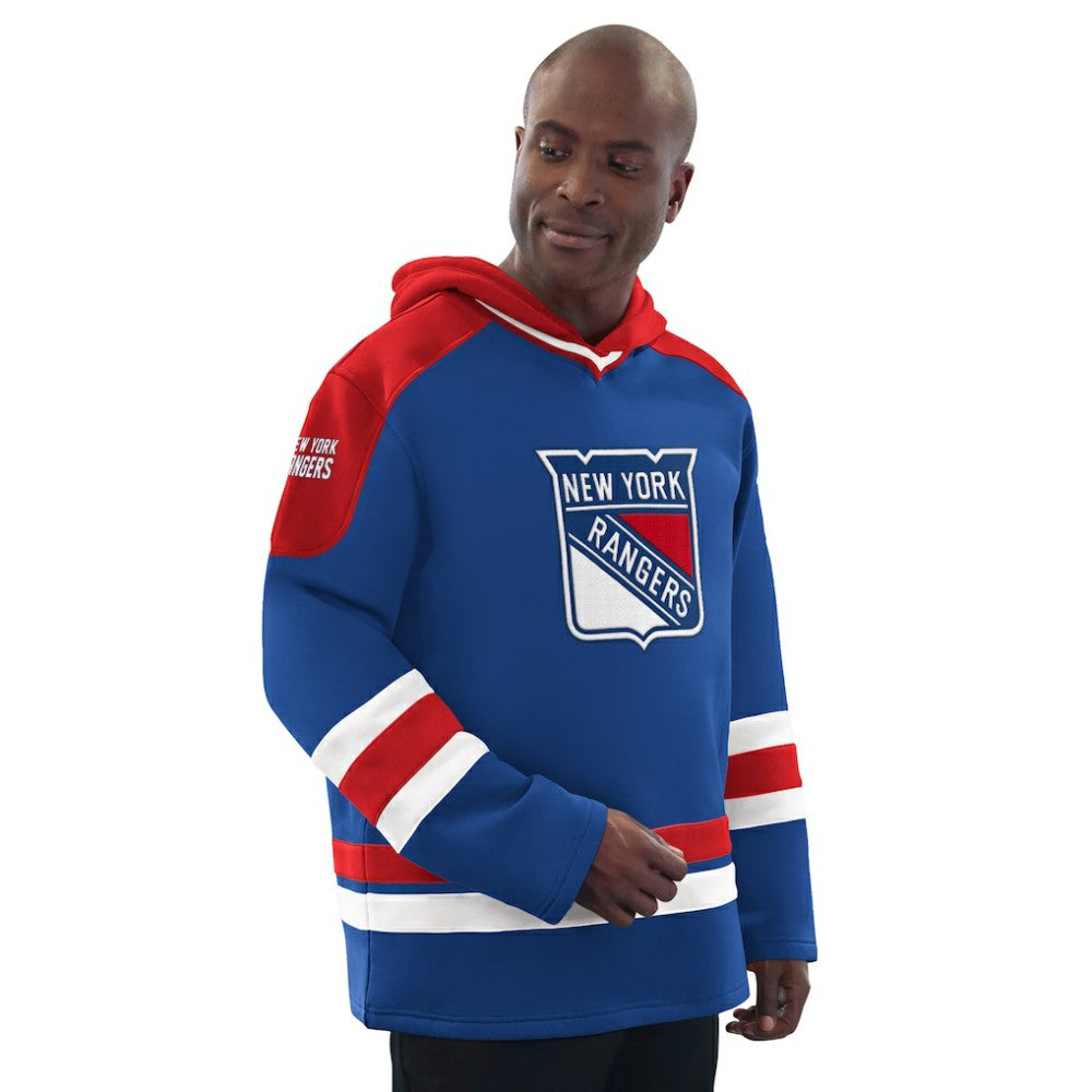 NHL New York Rangers Starter Hockey Pullover Hoodie - Blue/Red