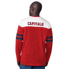 NHL Washington Capitals Starter Blitz Durene Long Sleeve T-Shirt - Red