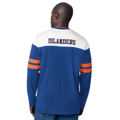 NHL New York Islanders Starter Blitz Durene Long Sleeve T-Shirt - Royal