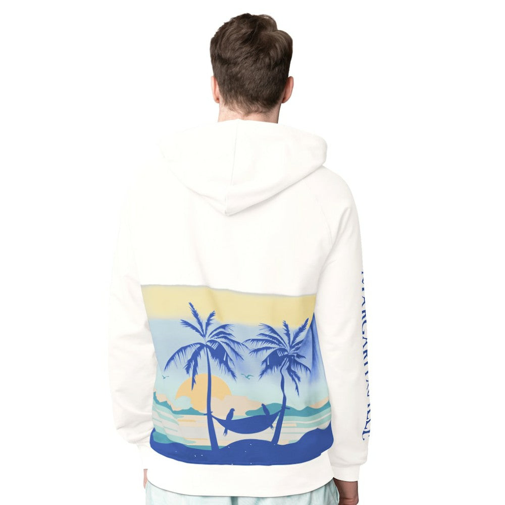 NHL Chicago Blackhawks Margaritaville Island Dream Peached Pullover Hoodie - Cream