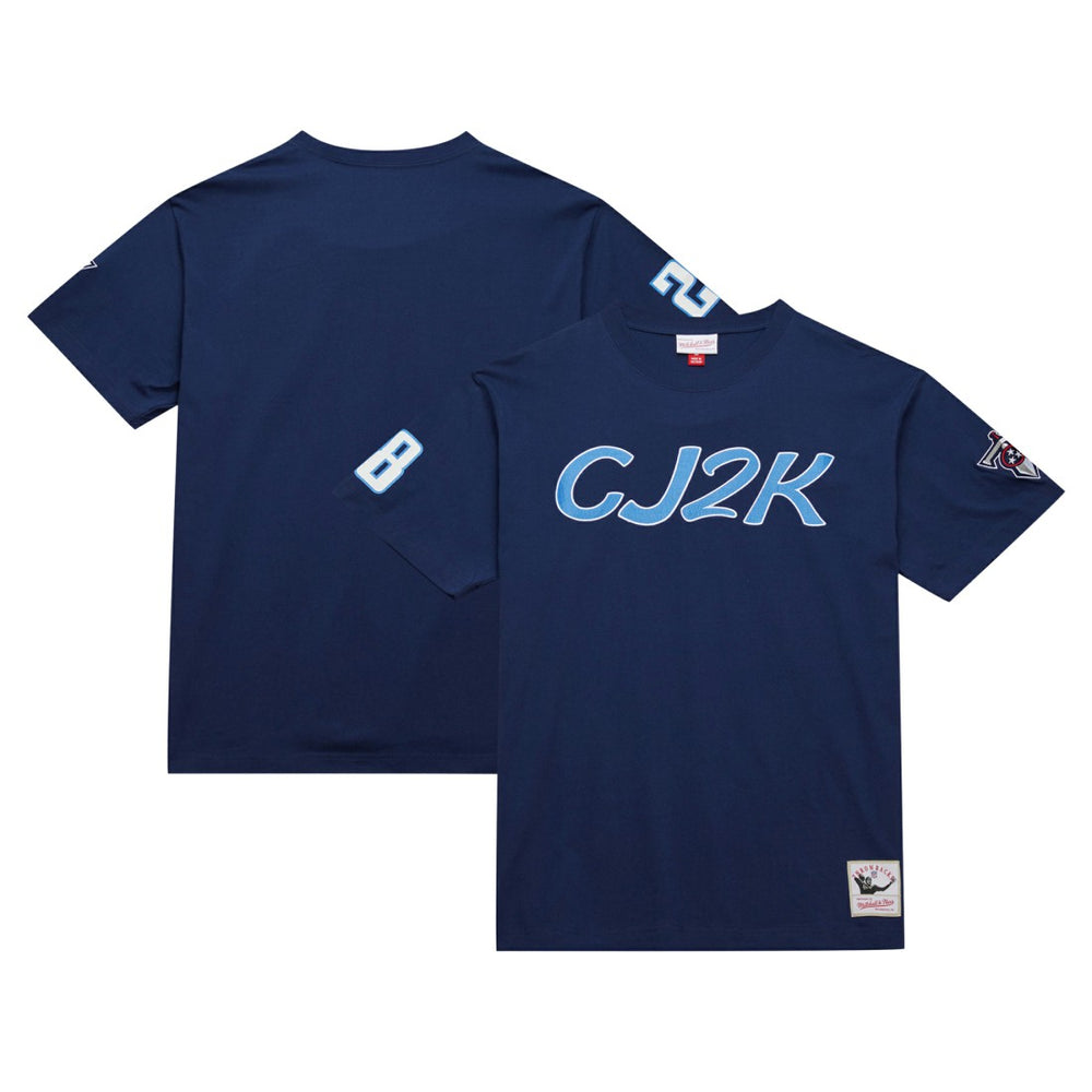 Chris Johnson Tennessee Titans Retired Player Nickname T-Shirt Navy
