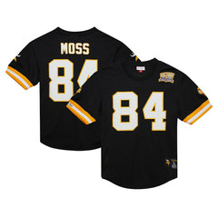 Randy Moss Minnesota Vikings Retired Player Name & Number Mesh Top Black