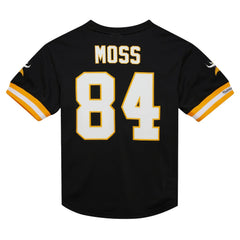 Randy Moss Minnesota Vikings Retired Player Name & Number Mesh Top Black