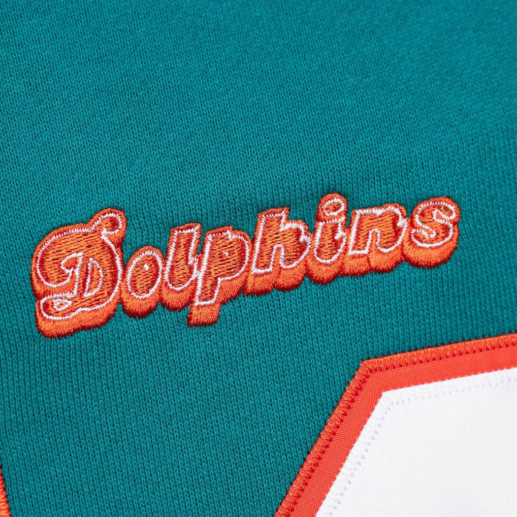 Dan Marino Miami Dolphins Retired Player Name & Number Pullover Hoodie Aqua