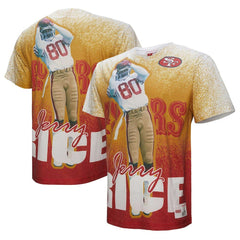 Jerry Rice San Francisco 49ers Burst Retired Player T-Shirt Gray