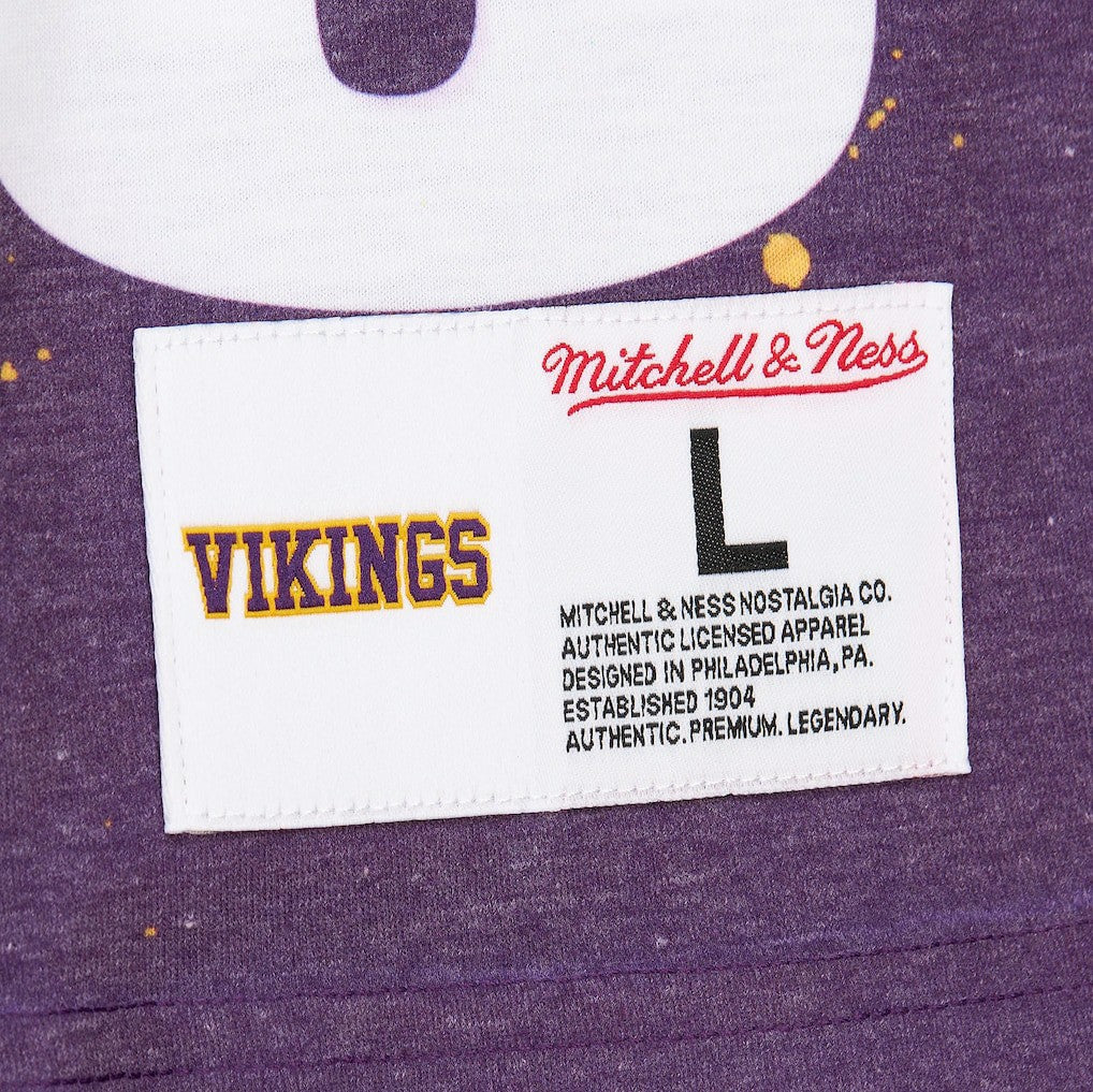 Randy Moss Minnesota Vikings Burst Retired Player T-Shirt Gray