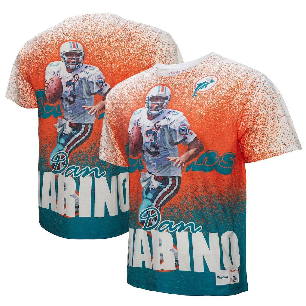Dan Marino Miami Dolphins Burst Retired Player T-Shirt White