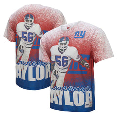 Lawrence Taylor New York Giants Burst Retired Player T-Shirt Gray