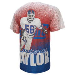 Lawrence Taylor New York Giants Burst Retired Player T-Shirt Gray