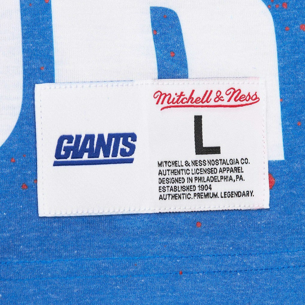 Lawrence Taylor New York Giants Burst Retired Player T-Shirt Gray