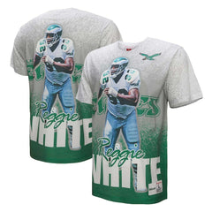 Reggie White Philadelphia Eagles Burst Retired Player T-Shirt Gray