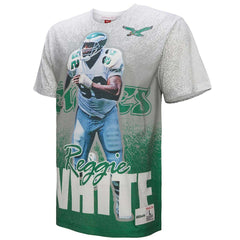 Reggie White Philadelphia Eagles Burst Retired Player T-Shirt Gray