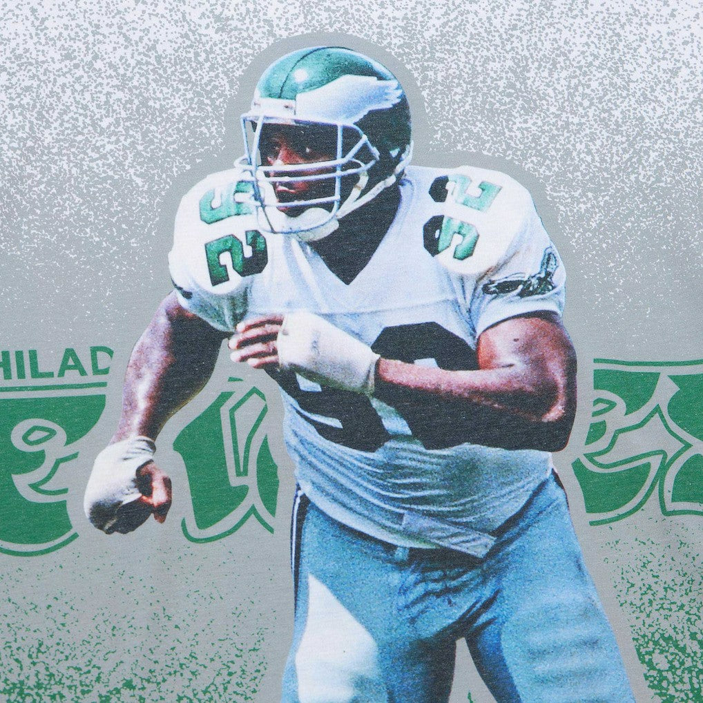 Reggie White Philadelphia Eagles Burst Retired Player T-Shirt Gray