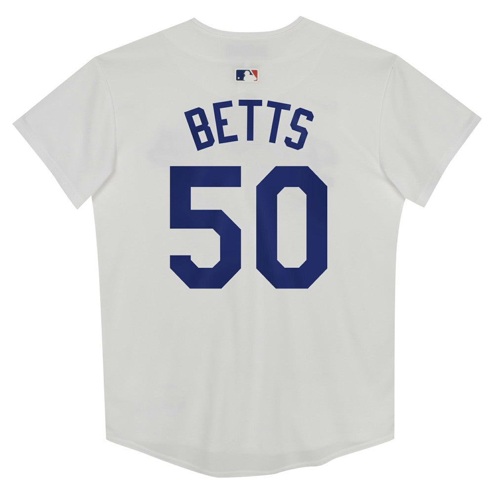 Mookie Betts Los Angeles Dodgers Nike Preschool Home Game Jersey - White Jerseys