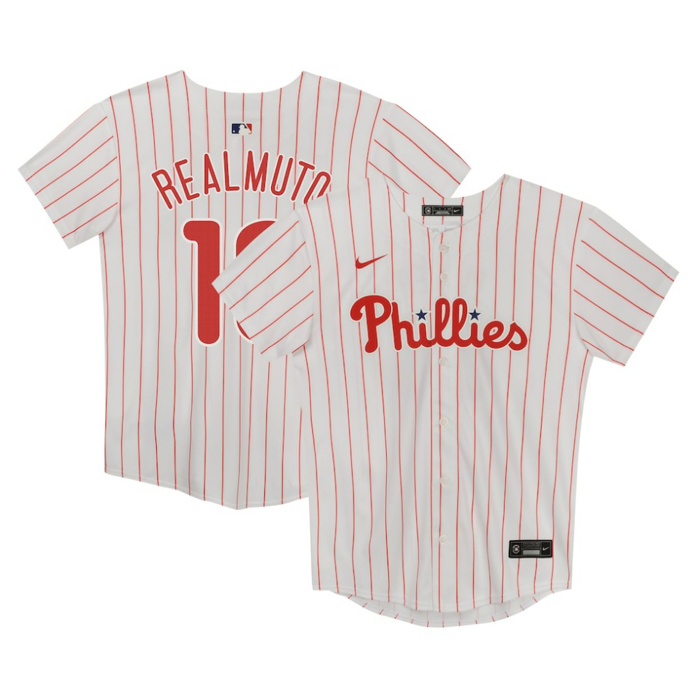J.T. Realmuto Philadelphia Phillies Nike Preschool Home Game Jersey - White Jerseys