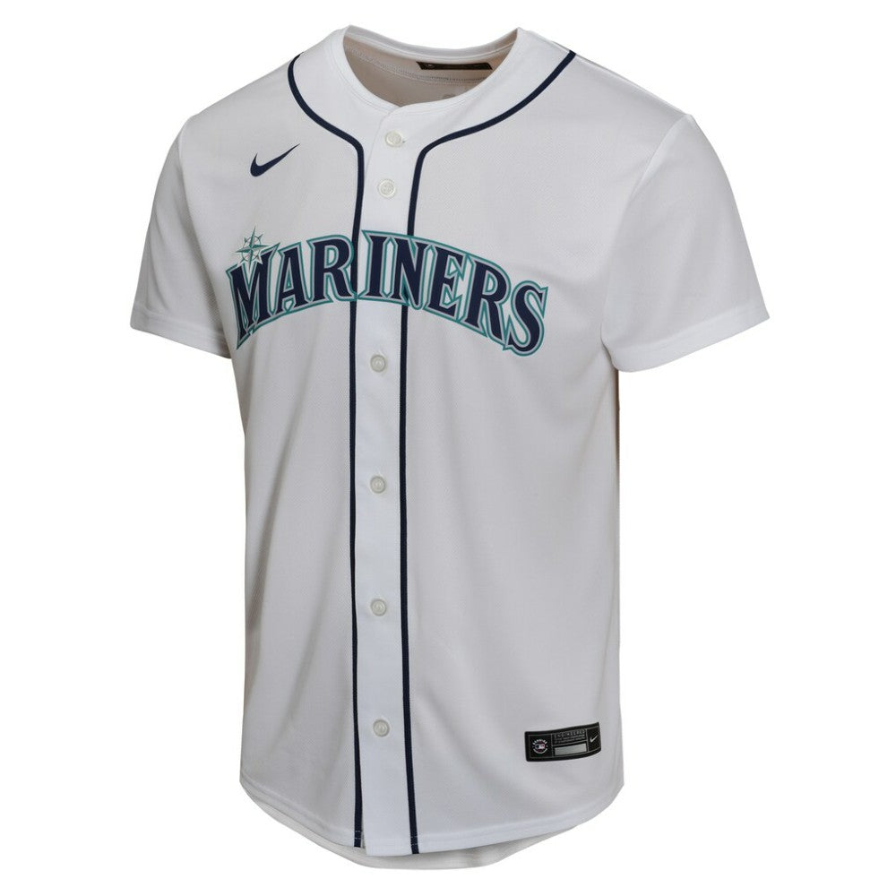 Julio Rodríguez Seattle Mariners Nike Youth Home Game Player Jersey - White Jerseys
