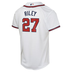 Austin Riley Atlanta Braves Nike Youth Home Game Player Jersey - White Jerseys