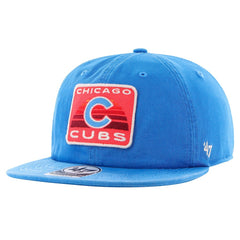 Chicago Cubs '47 Cypress Captain Snapback Hat - Royal Hats