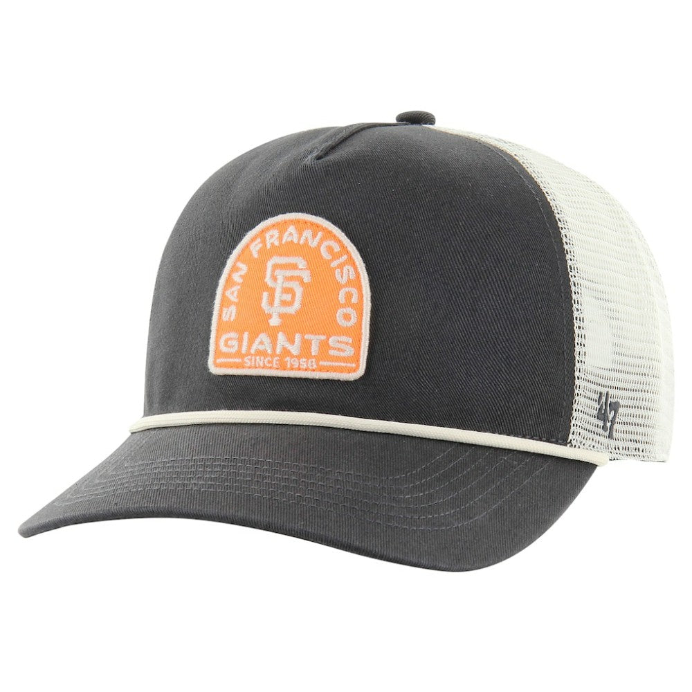 San Francisco Giants '47 Cypress Trucker Hitch Adjustable Hat - Charcoal Hats