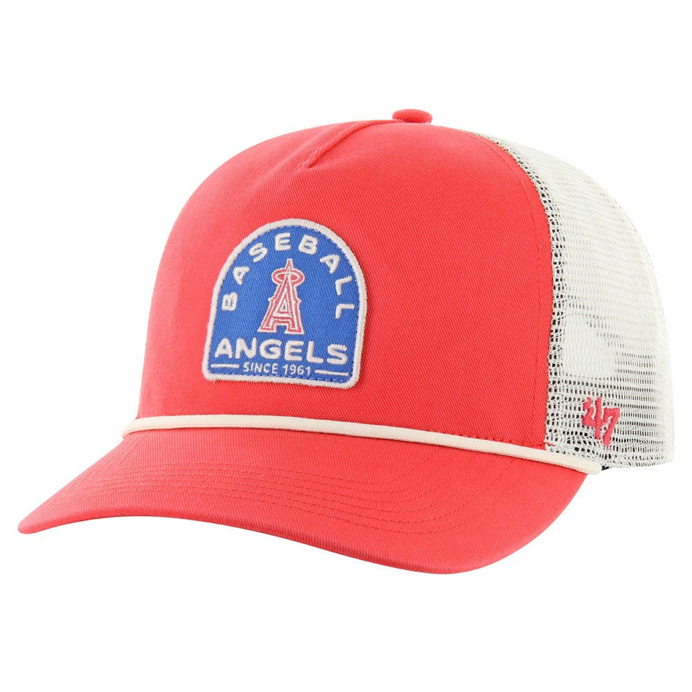 Los Angeles Angels '47 Cypress Trucker Hitch Adjustable Hat - Red Hats