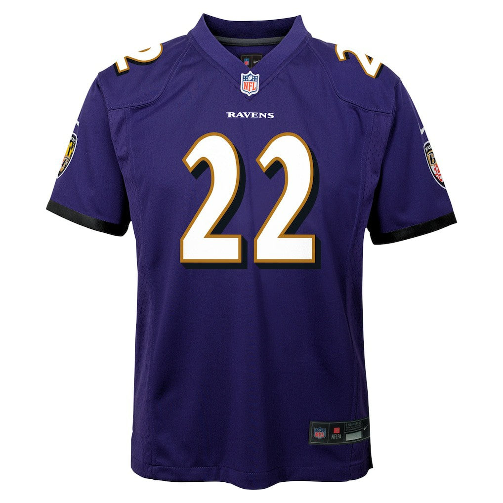 Derrick Henry Baltimore Ravens Youth Game Jersey Purple