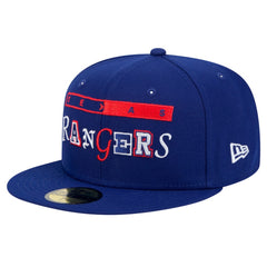 Texas Rangers New Era Ransom 59FIFTY Fitted Hat - Royal Hats